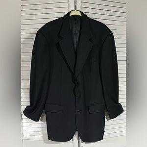 Men’s Principe by marzotto Loro Piana & co Italy super 90’s black suit coat $36